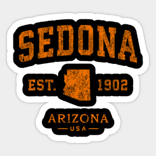 Sedona Arizona Vintage 1902 Style Desert Sticker